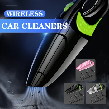 

6500Pa Powerful Wireless Car Vacuum Cleaner Portable Handheld 120W USB Cordless Wet&Dry Use Rechargeable Home Car Vacuum Cleaner