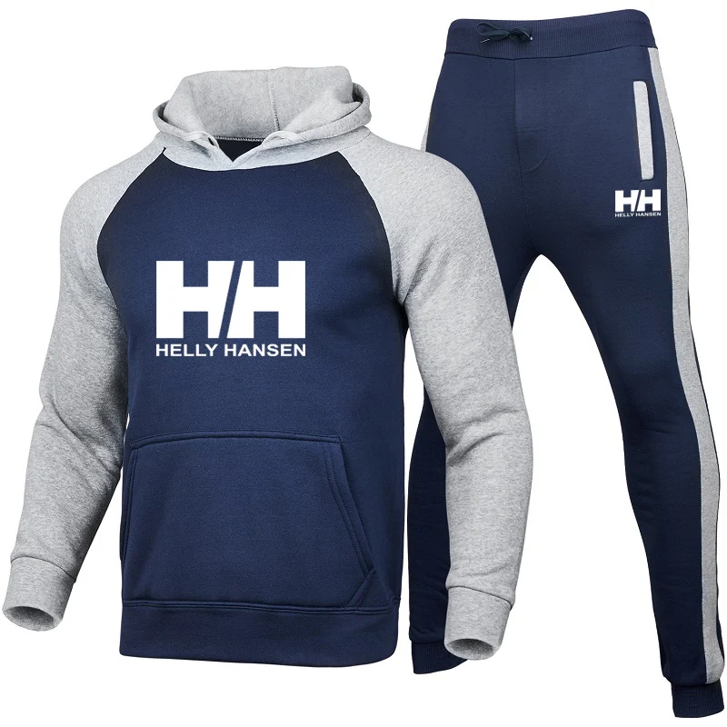 

Brand Men's Autumn Winter Hot Selling Sets Hoodies + Pants Two Pieces Suit Casual Male Sportswear 2020 New Jogger Clothes