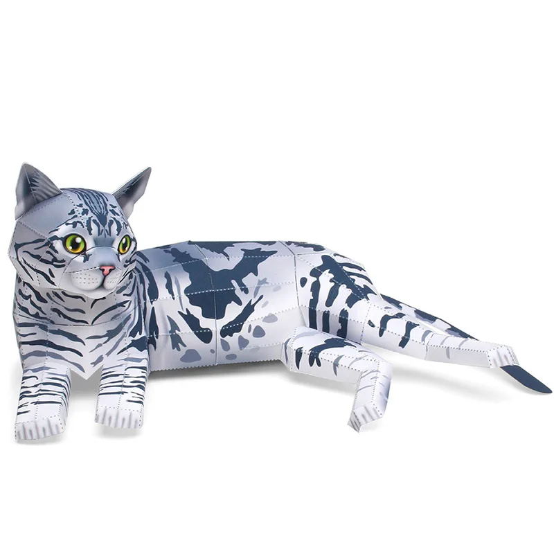 Принтованным изображением американской короткошерстной кошки кошка складное