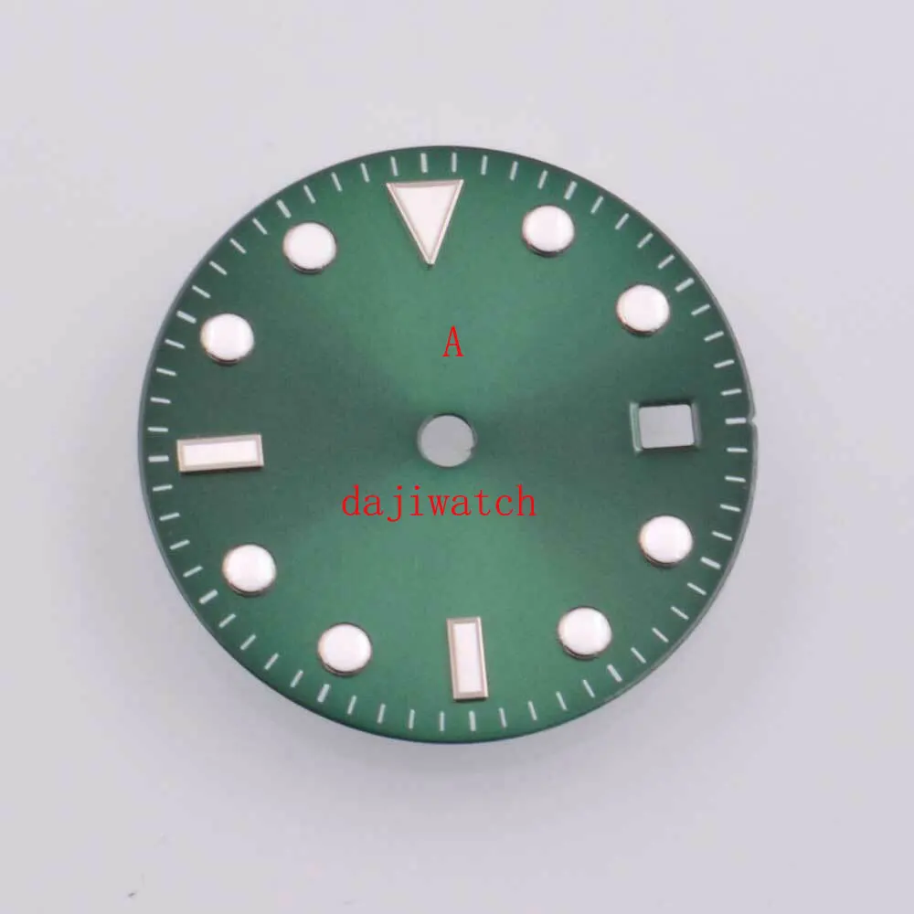 28,5 мм стерильный циферблат подходит для часов 2836/2824 2813/3804 Miyota 8205 82 серии движение - Цвет: Зеленый