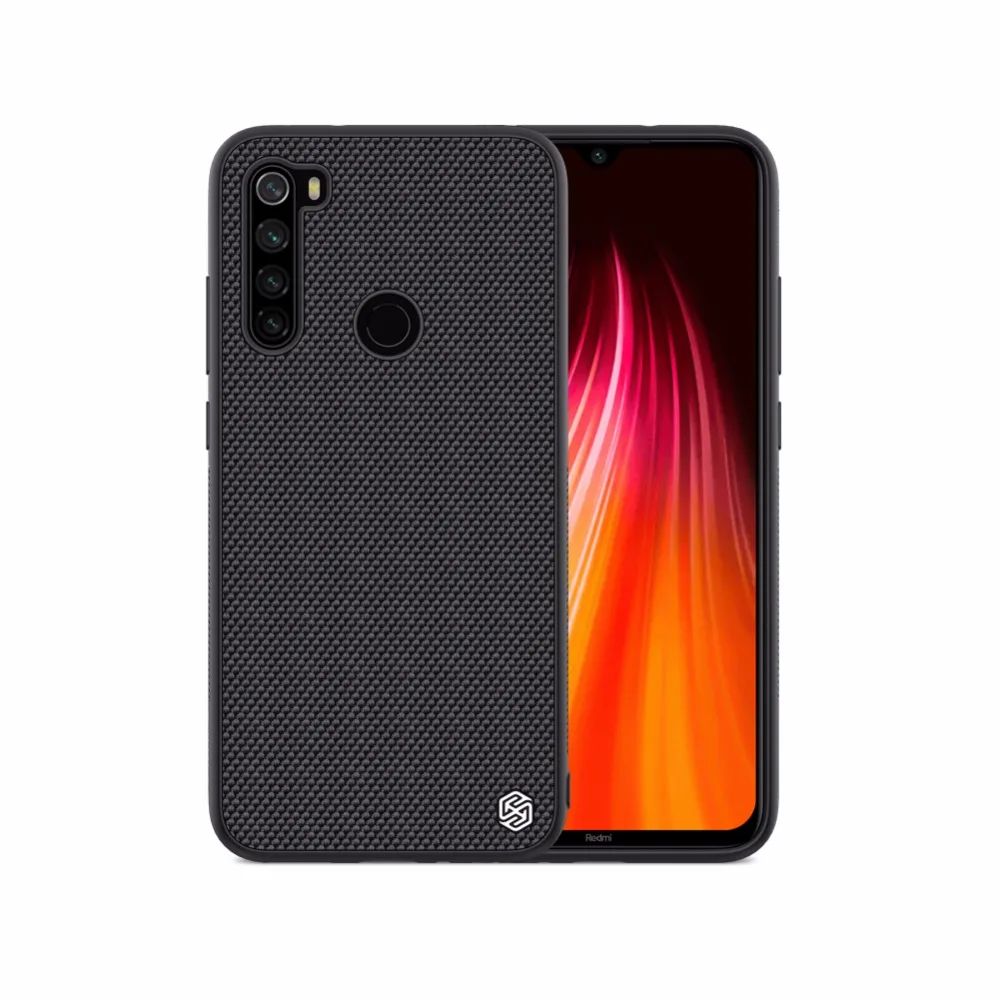 10 шт./лот,, Текстурированный чехол NILLKIN для Xiaomi Redmi Note 8, Жесткий ПК, матовый чехол для телефона Redmi Note 8