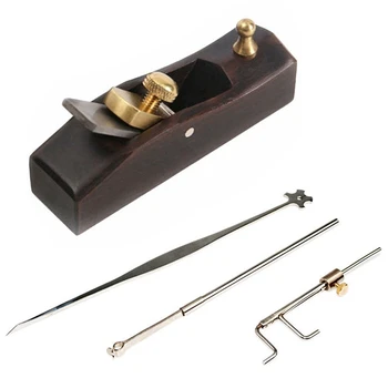 

1 Set Luthier Tools Sound Post Gauge Measurer Retriever Clip Set 1Pcs Wood Plane Angle Plane Luthier Tool Hand Plane