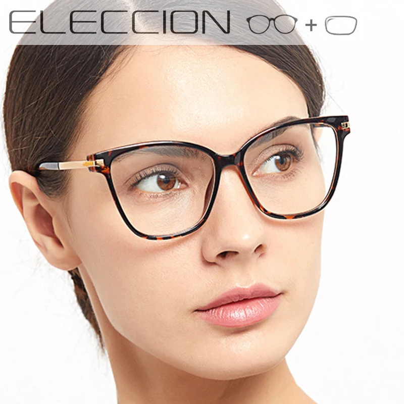 

Cat Eye Optical Glasses Wiht Prescription Full Frame Women Myopia Eyeglasses Wiht Diopter Progressiva Anti Blue Light