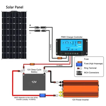

10A Solar Charge Controller Solar Panel Battery Controller PWM 12V/24V USB