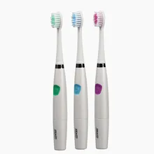 

Seago Sonic Electric Toothbrush Whiten Teeth Gums Protection 2 Minutes timer Washable Travel Toothbrush 3 Brush Heads