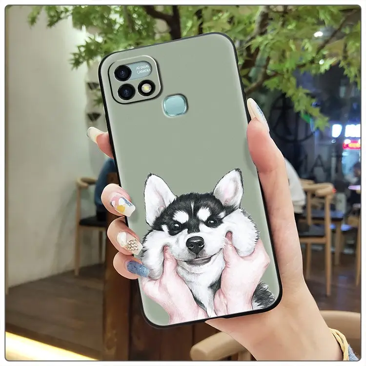 wallet cases Soft Durable Phone Case For infinix X659B/HOT 10i New Fashion Design Back Cover Cartoon Anti-dust flip cases