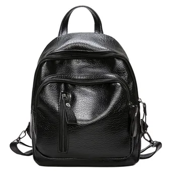 

New Backpack Korean Leisure Washed Backpack Female School Bag Fashion Travel Bag mini backpack back pack