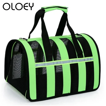 

Pet Bag Outdoor Portable Pet Breathable Shoulder Bag Handbag Space Nylon Cats Dogs Backpack Folding Travel Shoulder Bag Cats Dog