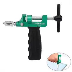 Cortador de vidro manual profissional, conjunto de mãos para corte de vidro, telha de mão e diamante, abertura rápida, ferramentas para construção