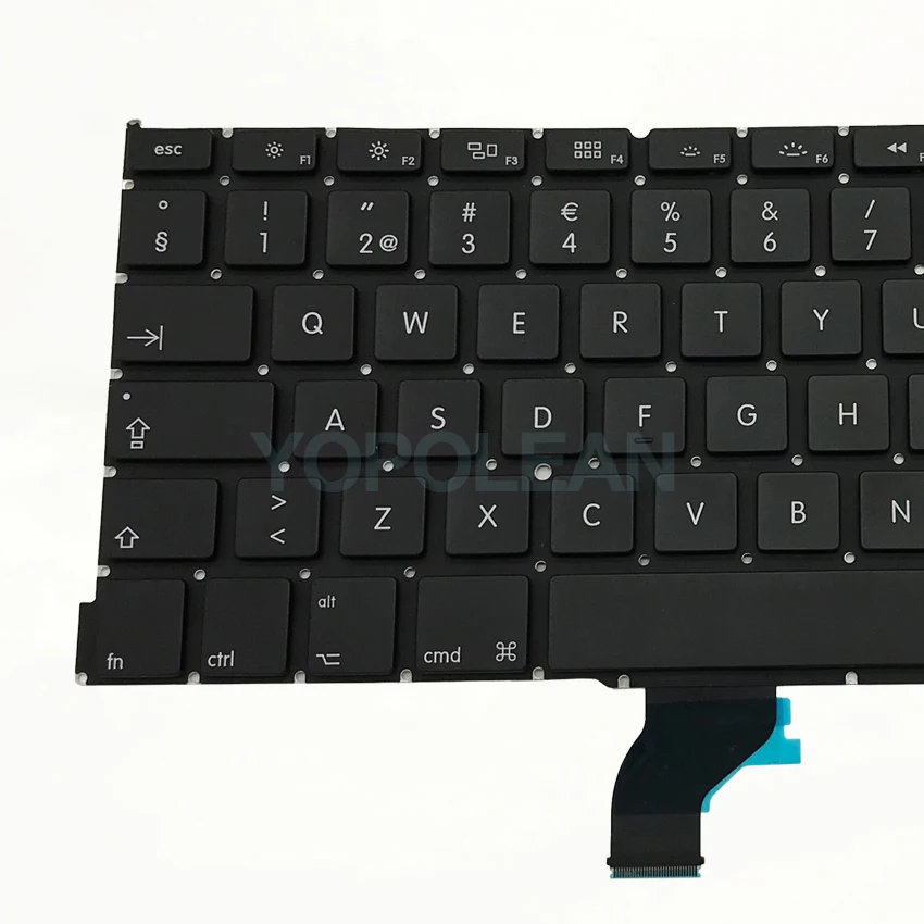 5 PCS New Sweden Swedish Keyboard For Macbook Pro Retina 13" A1502 2013 Years