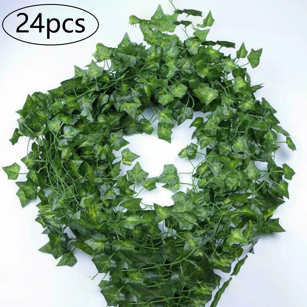 Fake Foliage Trailing Hanging Flower Leaf Ivy Vine Garland Artificial Plants