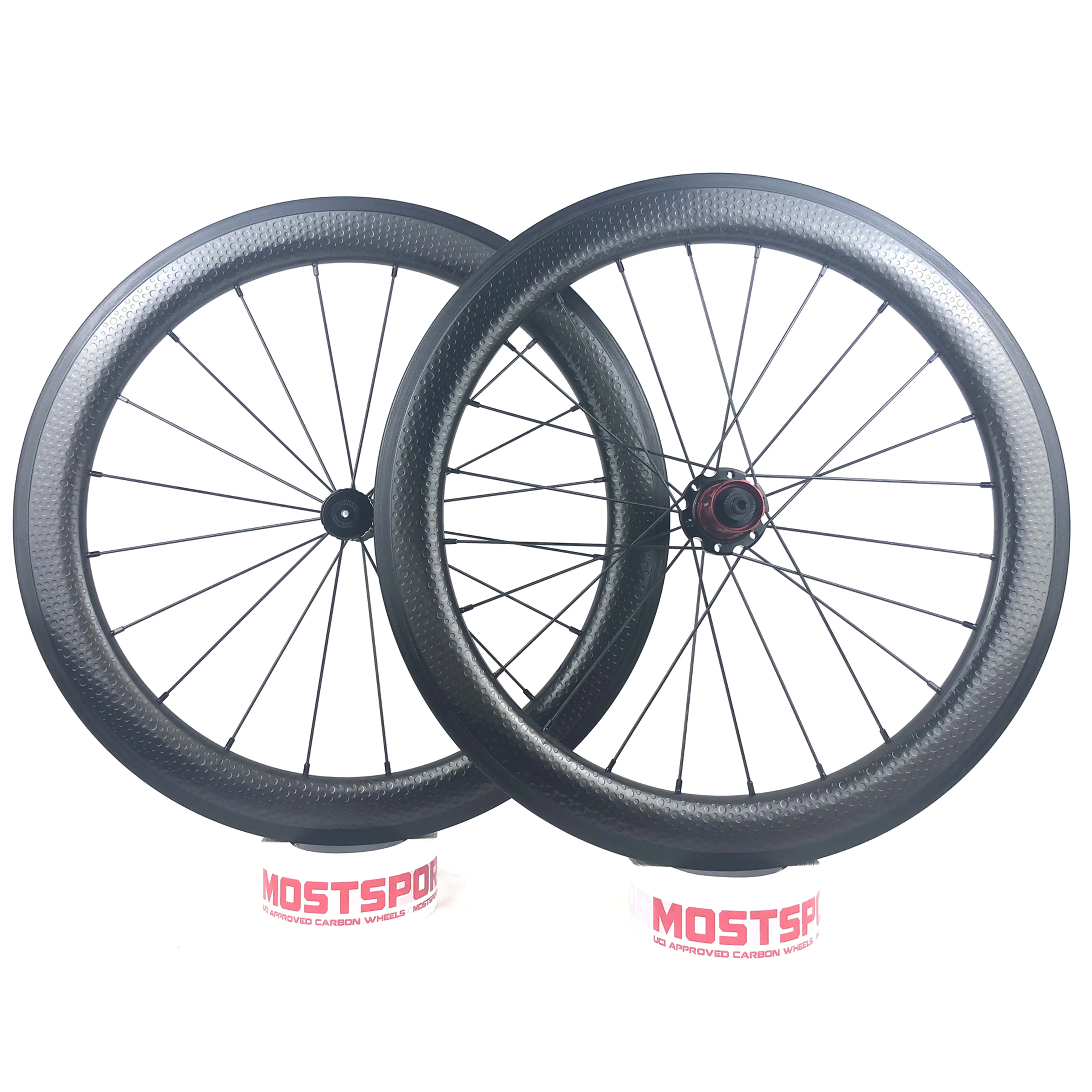 

20inch 451 Carbon Wheels For Folding Bike 50mm Depth Chosen 7837 hubs Sapim Spoke