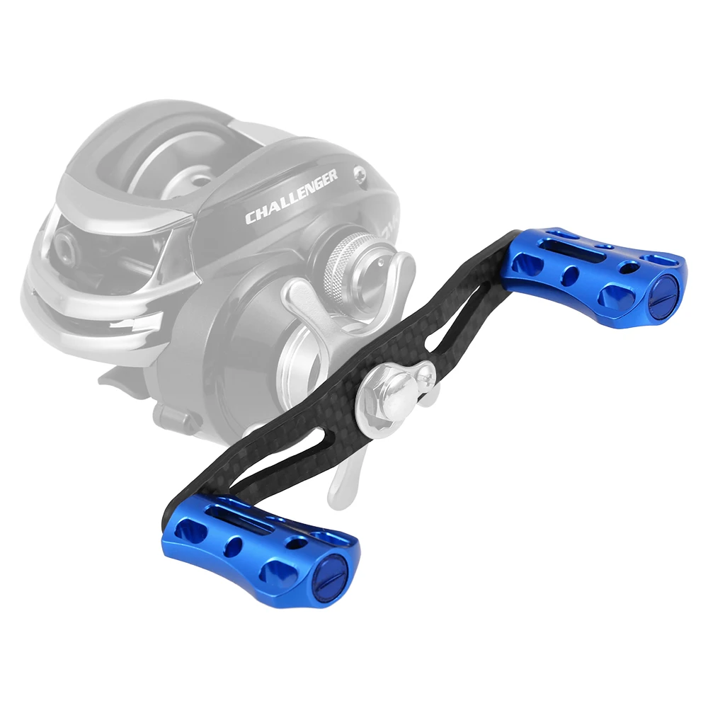 

Lixada Fishing Reel Replacement Parts Carbon Baitcasting Reel Rocking Handle Aluminum Alloy Handle Grips Fishing Accessory