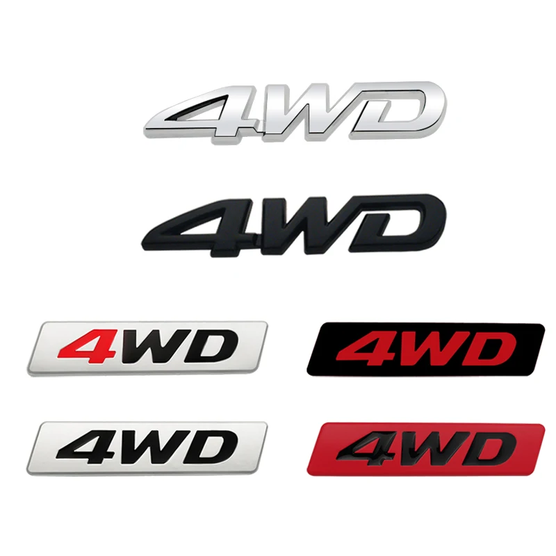 Adesivo Per Auto In Metallo 4Wd Emblema Distintivo Decalcomania Per Honda Toyota Nissan Hyundai Ix25 Ix35 Tucson I10 I30 I20 Sonata Accent Elantra