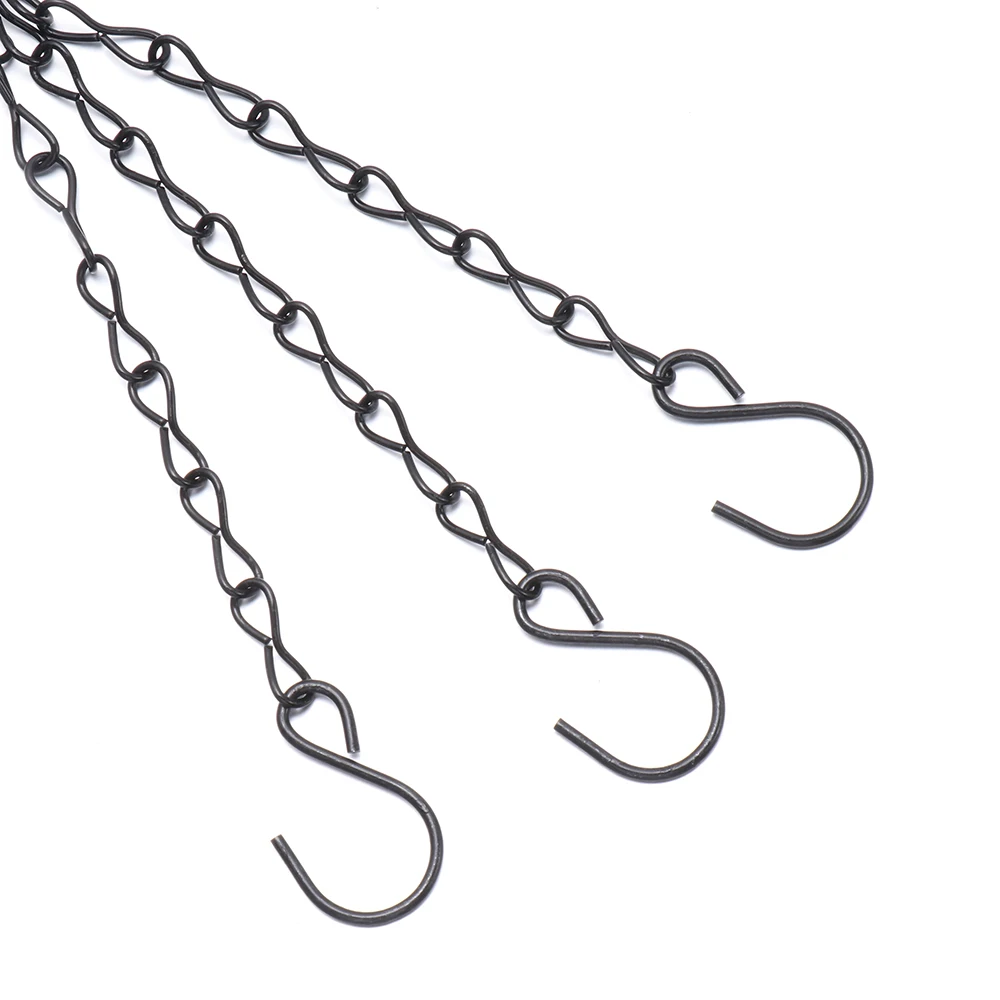 1Pc Flower Pot Hanging Basket Chain Replacement Plant Hanger Iron Flower Pot Bird Feeders Hanging Basket Chain Other Ornaments