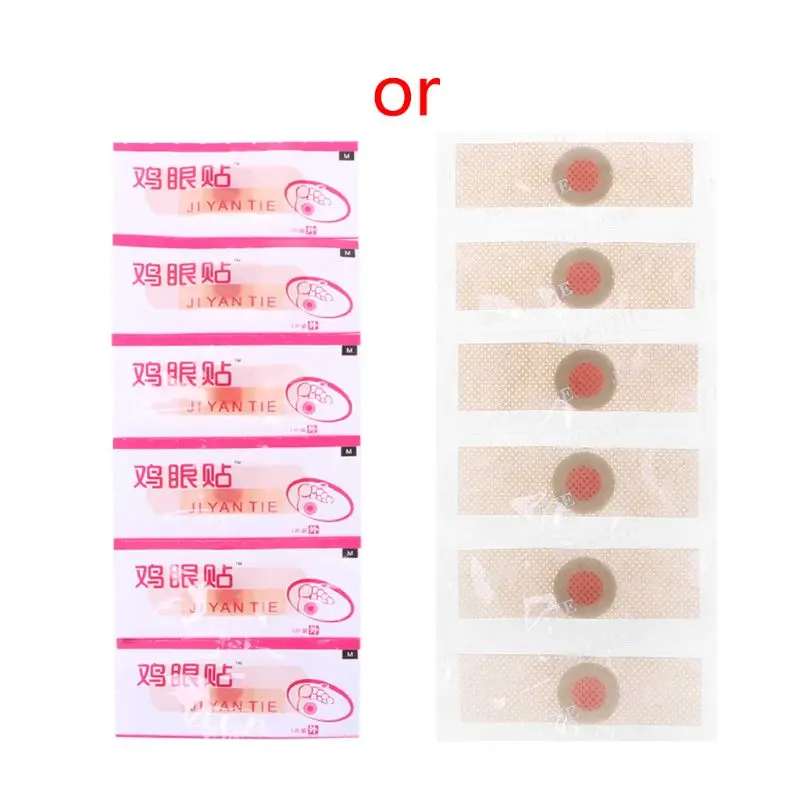6 pièces pied Patch maïs traitement enlèvement callosités médical plâtre soins de santé nouveau