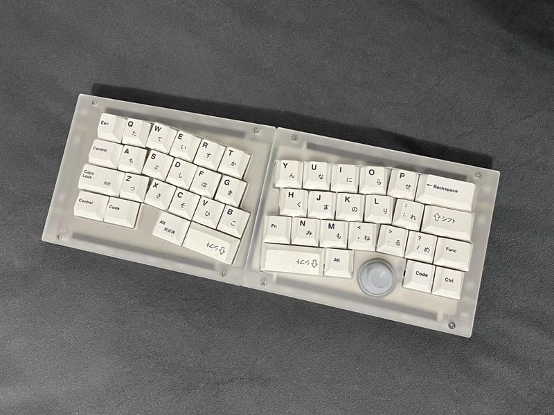 desktop computer keyboard Acrylic case for Libra mini 40% custom keyboard Hot Swap Dual Gasket With rocking bar No light pc keypad