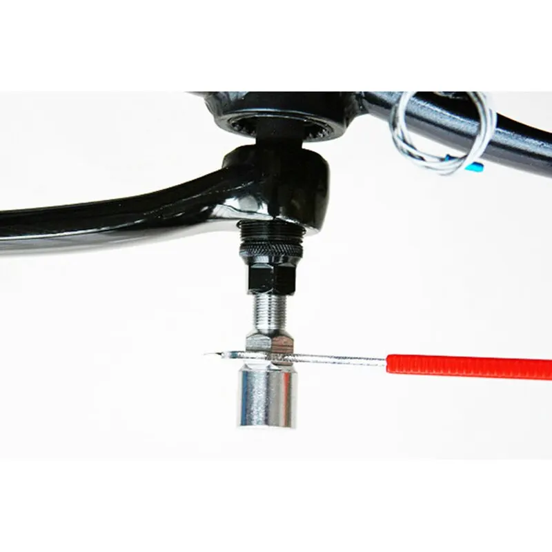 Crank Removal Tool Mountain Bike Crank Chain Axis Extractor Removal Repair Metal Tools Set Lathe Tool Crank Ball Bearing Kit