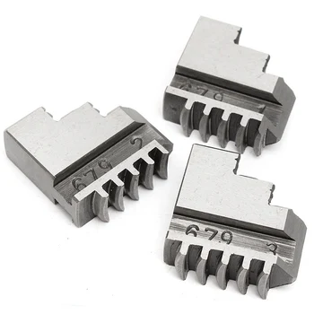 

New 3 Pcs Outside Jaws For K11-80 K11 80 80mm 3 Inch 3 Jaw Chinese Lathe Chuck Cartridge Lathe Accessories