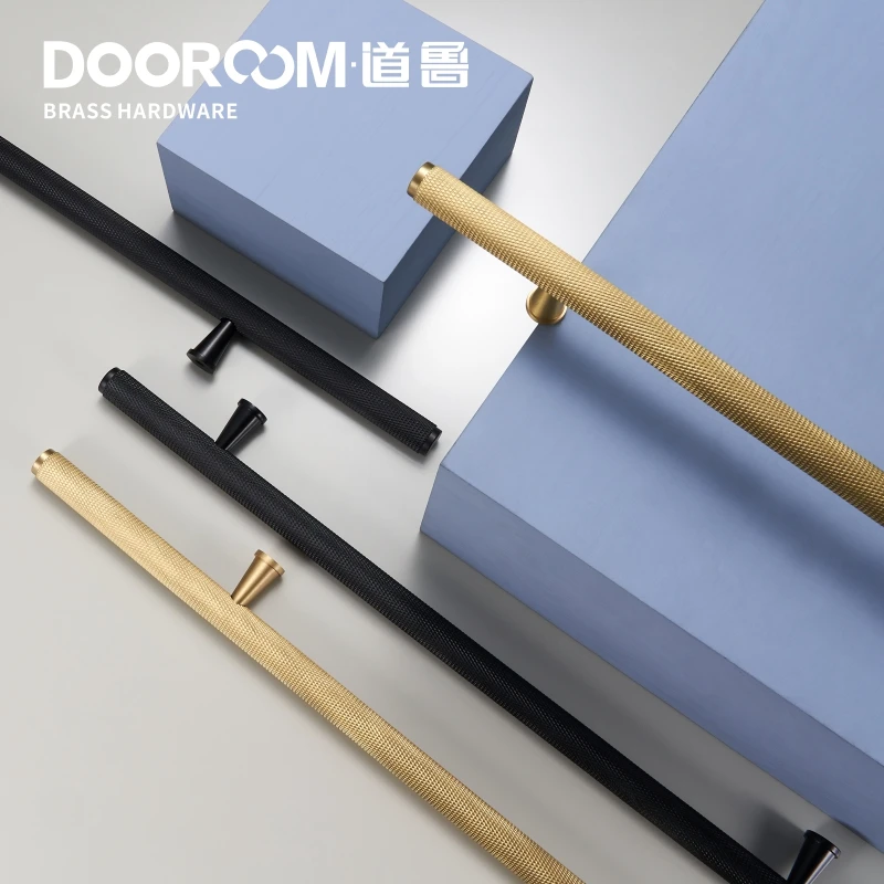 Dooroom латунные длинные мебельные ручки вязанный шкаф комод ящик холодильник