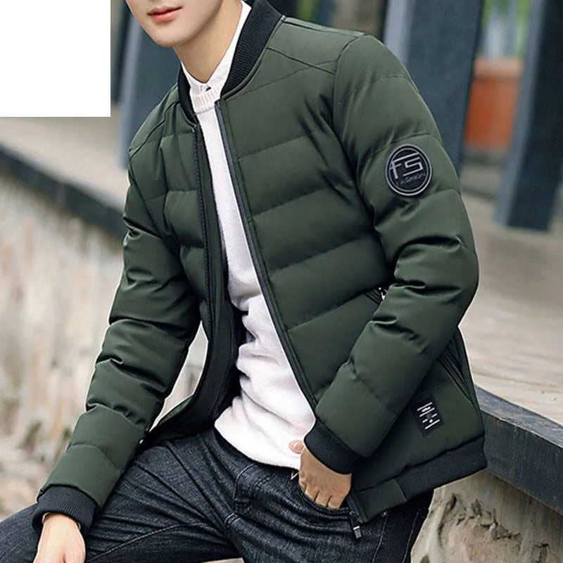 Fashion Men's Down Jackets White Duck Hig Quality Warm Business Winter Clothing Casual Coat Male Parka Overcoat Gray Black Navy