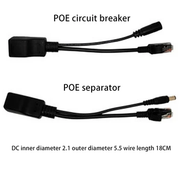 

POE Adapter Switch Cable Tape Screened POE Splitter Injector Power supply 12-48V Synthesizer Separator Combiner