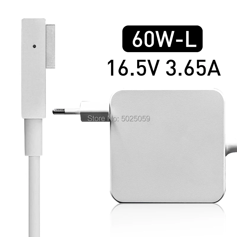 

Mryc 60W 16.5V 3.65A Magnetic*1 Laptop Power Adapter Charger for apple Macbook pro A1184 A1330 A1344 A1278 A1342 A1181 A1280