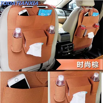 

2020 new hot Universal car seat back organizer FOR Citroen C3 C4 C5 DS3 DS4 DS5 DS6 C1 C2 C6 C8 Fiat 500 Saab Renault Duster