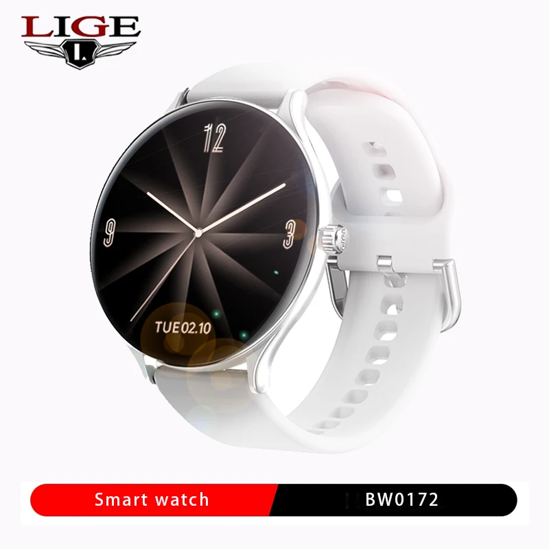 

LIGE 2020 Full Touch Frauen smart watch band FÃ¼r ios ANDROID Wasserdicht Armband Herz Rate Monitor Schlaf Monitor Smartwatch MÃ¤n