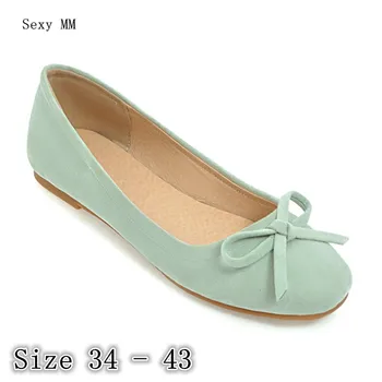

Shoes Woman Slip On Shoes Loafers Girl Ballet Flats Women Flat Shoes Soft Comfortable Plus Size 34 - 40 41 42 43