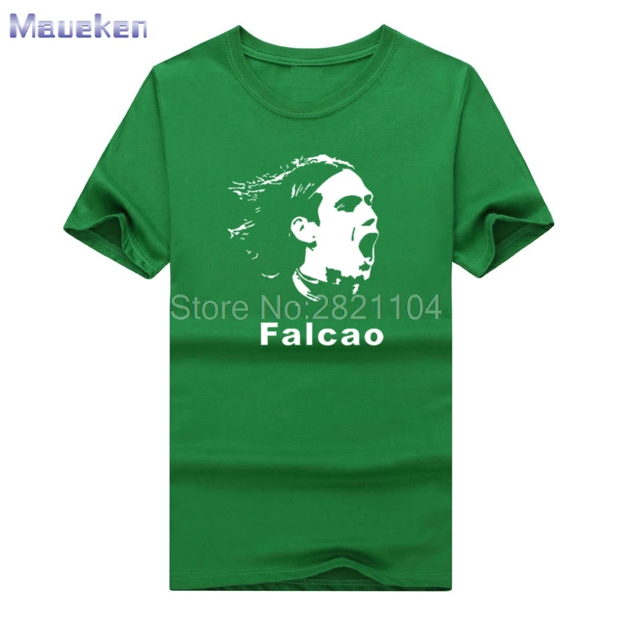 6 Новинка, Мужская футболка Radamel Falcao, мужские футболки с коротким рукавом для фанатов Monaco, летняя футболка 0509-2 - Цвет: 6