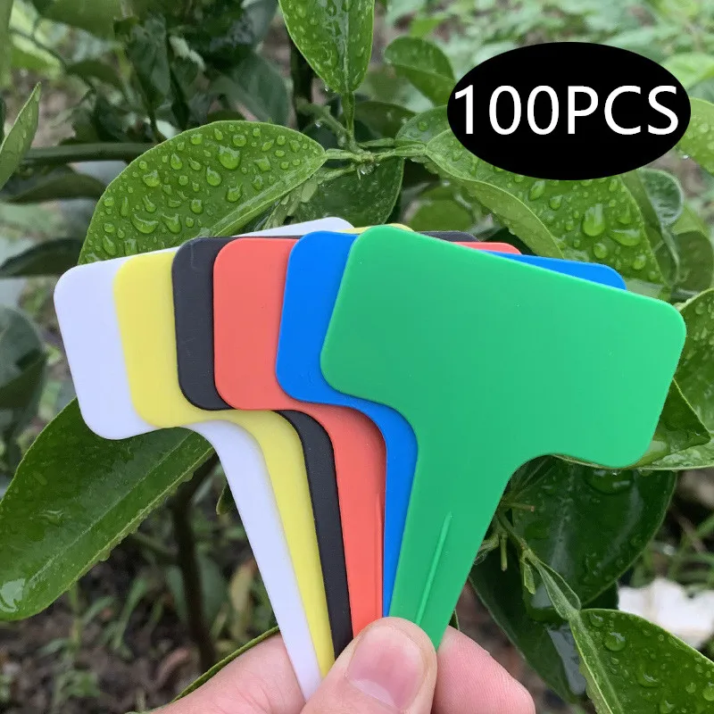 

100PCS Thicken Gardening Flower Label Plant Label Succulent Plastic Label Flower Brand Gardening Label