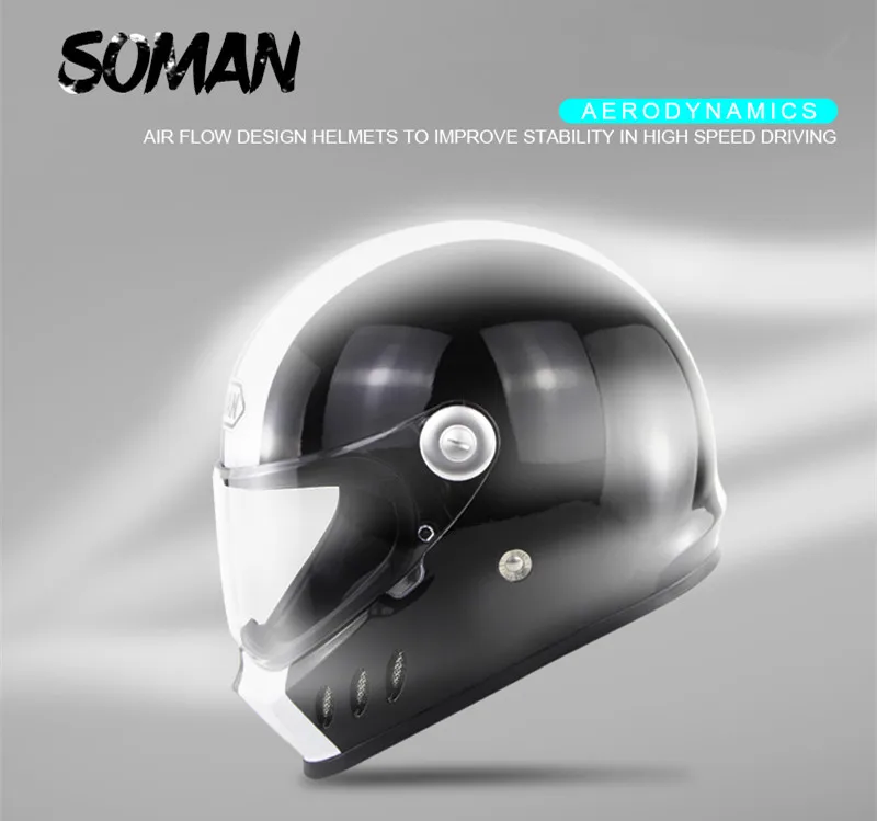 Soman vr-шлем Femme Kask Cool Flip Up черный мотоциклетный шлем моющийся чехол для Motos Capacete Старая школа Healmet Moto шлем
