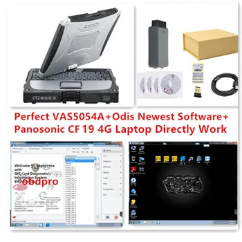 

2020VAS 5054A +diagnostic software 512G SSD With panasonic CF-19 4G Laptop with ODIS 5.2.6. ETKA 8.1. ELSAWIN 5.3 directly work