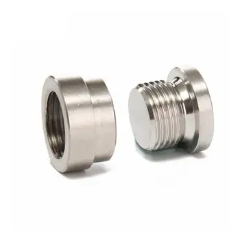 

High Quality O2 Oxygen Sensor Metal Weld On Bung & Plug Wideband Nut & Cap Kit Set Tools