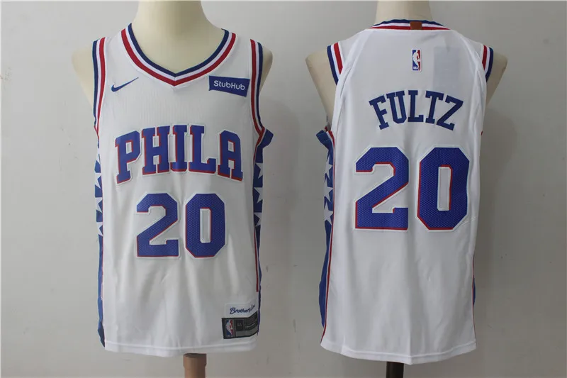 AS PICTURE Филадельфия Бен Симмонс Joel Embiid Allen Iverson Markelle Fultz Julius Erving майки для мужчин BHR01 - Цвет: AS PICTURE