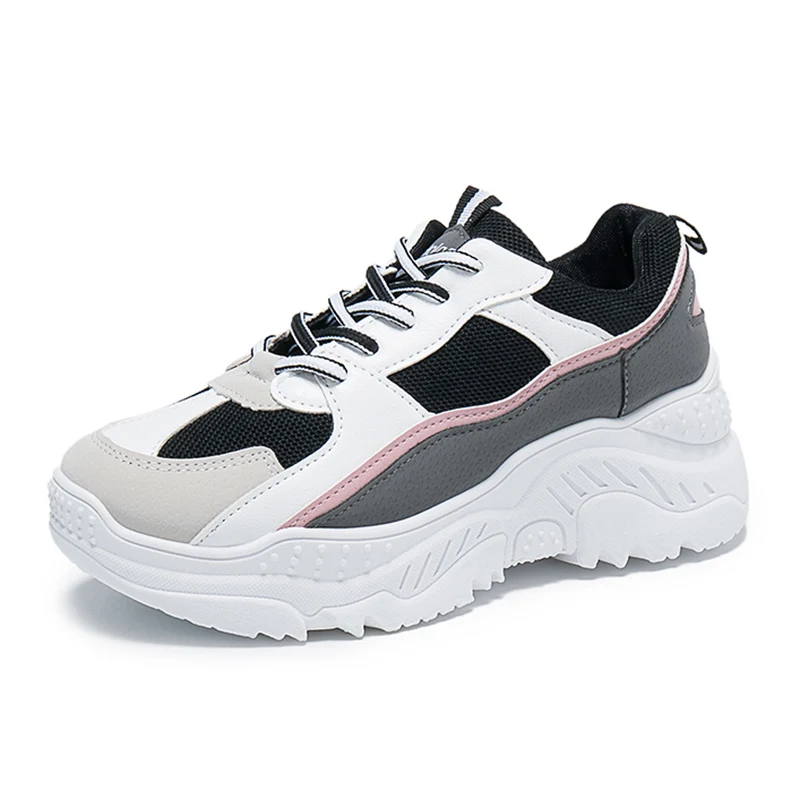 Bomlight кроссовки на толстой платформе; Мужская обувь из Вулканизированной Ткани; Мужская обувь смешанных цветов на массивном каблуке; мужские кроссовки; криперы; лоферы; размер 55 - Цвет: Black-2