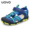 Kids Fashion Shoes 2025 Sock Style Color Matching Design Soft Durable Rubber Sole Comfortable Boys Sandals With #22-35 5