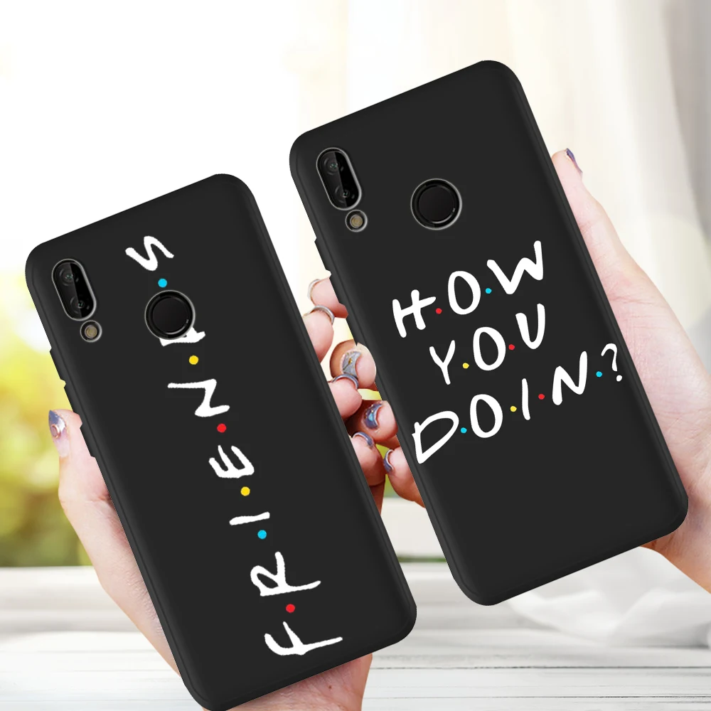 Для huawei P8 P10 P20 P30 Коврики 10 20 Honor 8 8X 9X 8C 9 V20 30 10 Lite Plus Pro Чехол для телефона чехол coque из мягкой кожи Центральная кофейня друзей