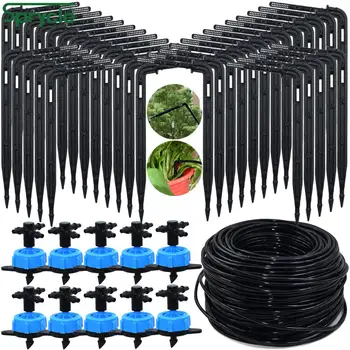 

Greenhouse Drip Irrigation 4-Way 2L 4L 8L 3/5mm Hose Arrow Kit Plant Pot Garden Lawn Watering Bend Dripper Sprinkler Transmitter