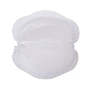 

White Disposable Breast Pads Nursing Waterproof Organic Plain Washable Pad Baby Breastfeeding Accessory w