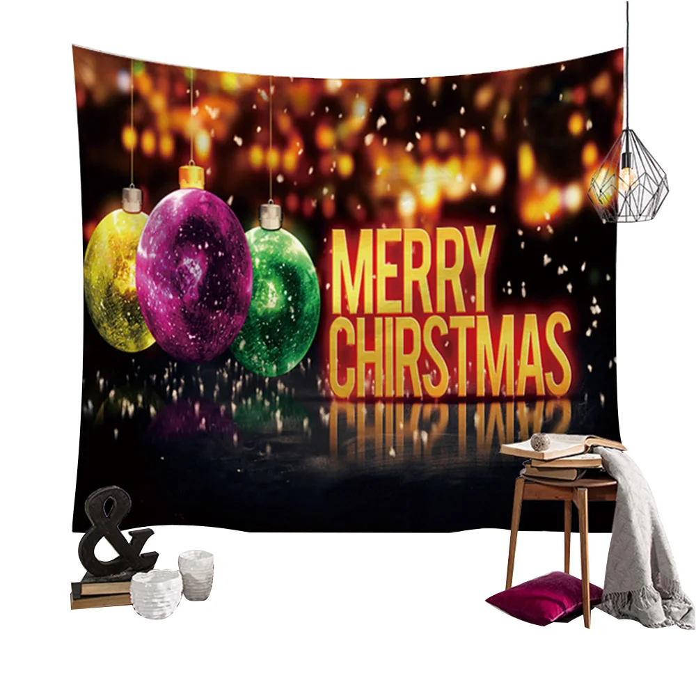 9 Lychee Рождественская серия настенный гобелен полиэфирное одеяло художественный Настенный Ковер домашний декоративный гобелен - Цвет: 9