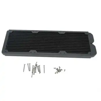 

CPU Water Cooler 14 Flat Tube Water Cooling Radiator Copper Heat Sink Cooler G1/4 Thread for PC Computer Water Cooling System