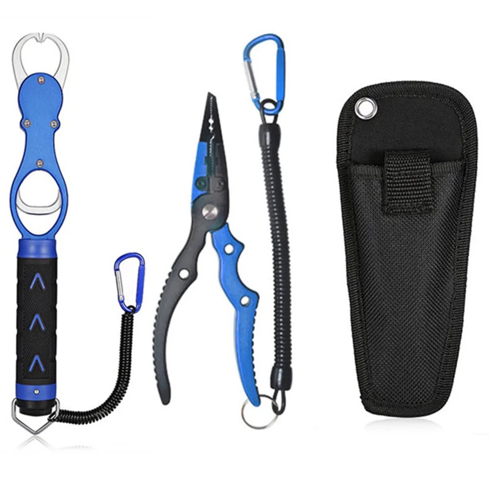

Aluminum Alloy Fishing Pliers Grip Set Split Ring Cutters Line Hook Recover Fishing Pliers Tackle Fishing Tool