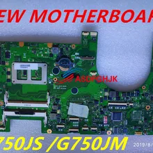 2D G750JZ материнская плата REV 2,0 I7-CPU для ASUS G750JZA G750JG750JH G750JS Материнская плата ноутбука HM87 DDR3L полное тестирование перед отправкой