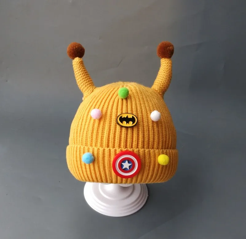 Toddle KId Girl&Boy Babyhat Warm Winter Knit Newborn Photography Props Clothes Beanies Fashion Casual B