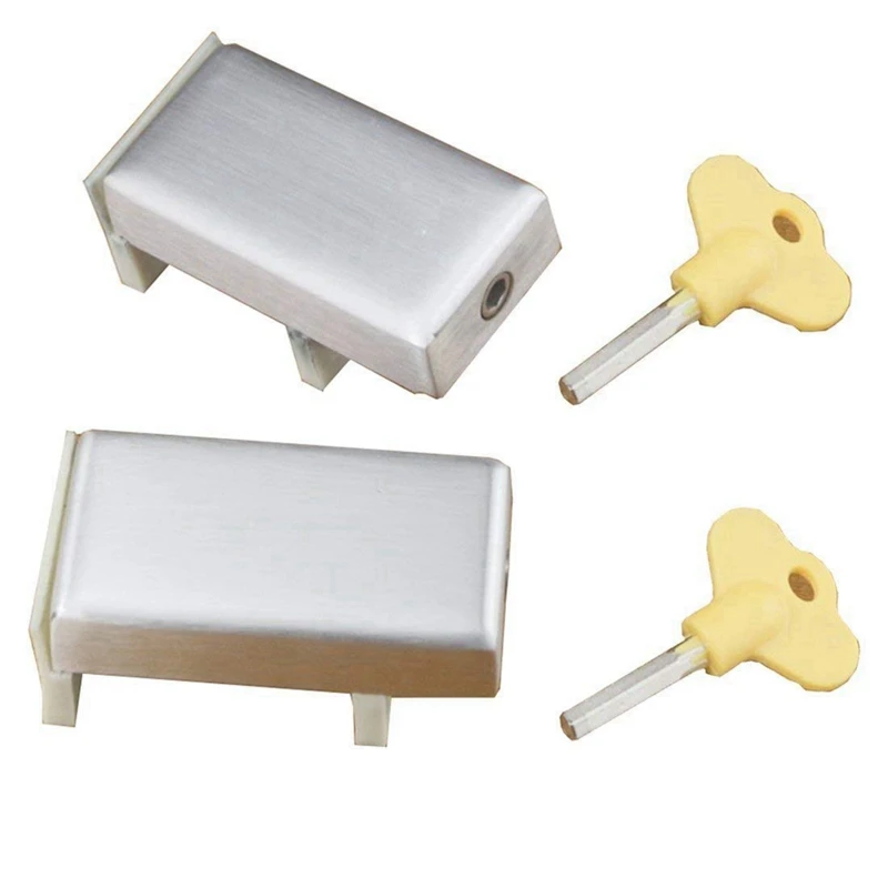 

Top Quality Sliding Door & Window Locks Aluminum Alloy Window Limit Door Lock Children Safet Protection Lock 2Pcs