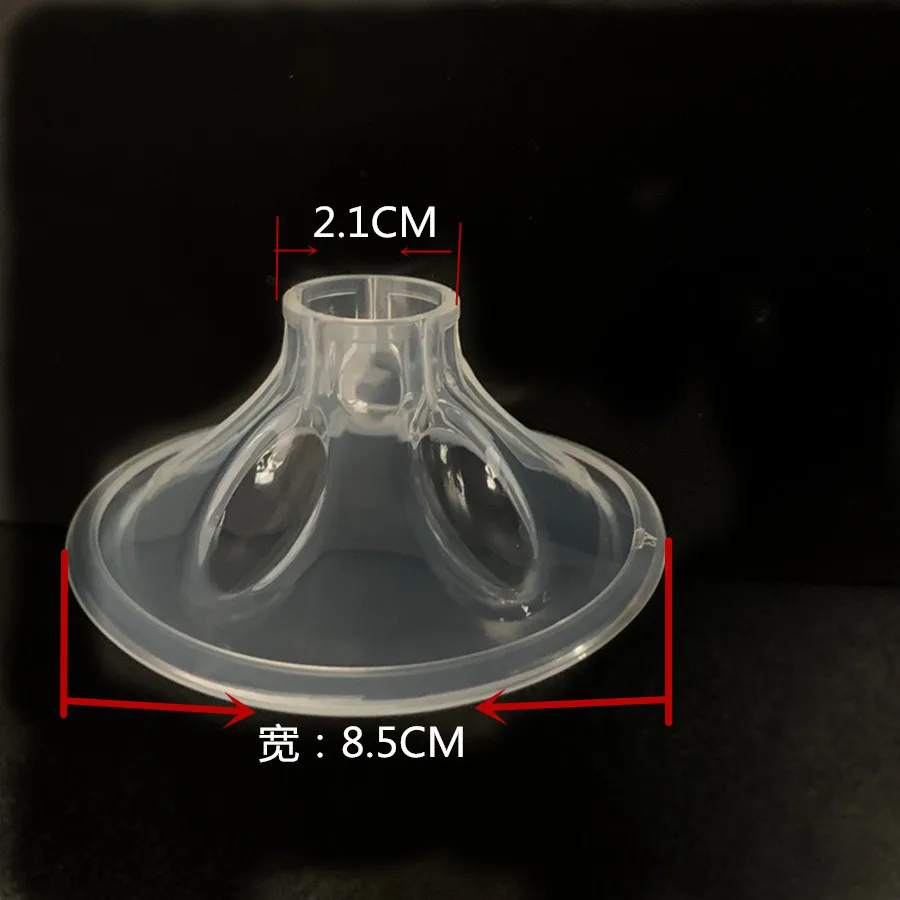 Accesorios de bomba eléctrica genérica, 1 unidad, cojín de masaje de silicona para alimentación de bebés