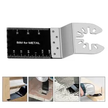1Pcs Titanium Oscillating Multitool Blade Oscillating Multi-Tools Accessories For Wood Hard Material And Metal Cutting