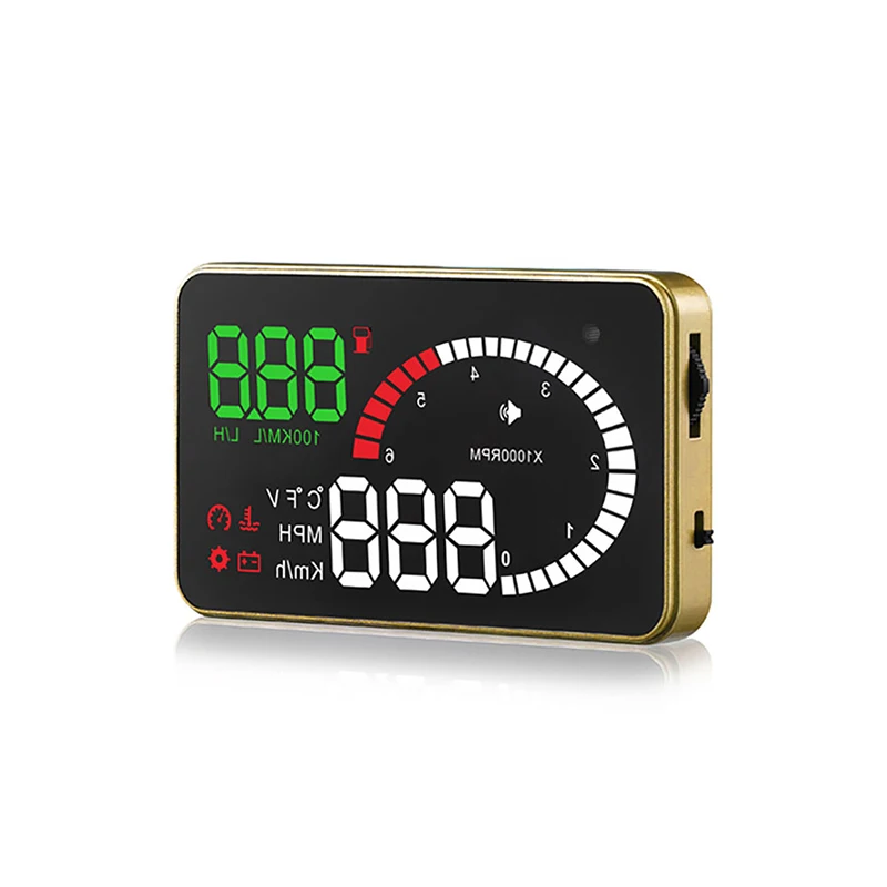 

Hud OBD2 Head Up Display OBD Car Speedometer 3.5" OBD2 Speedo Over Speed Voltage Alarm Windshield Projector OBDii Plug X6